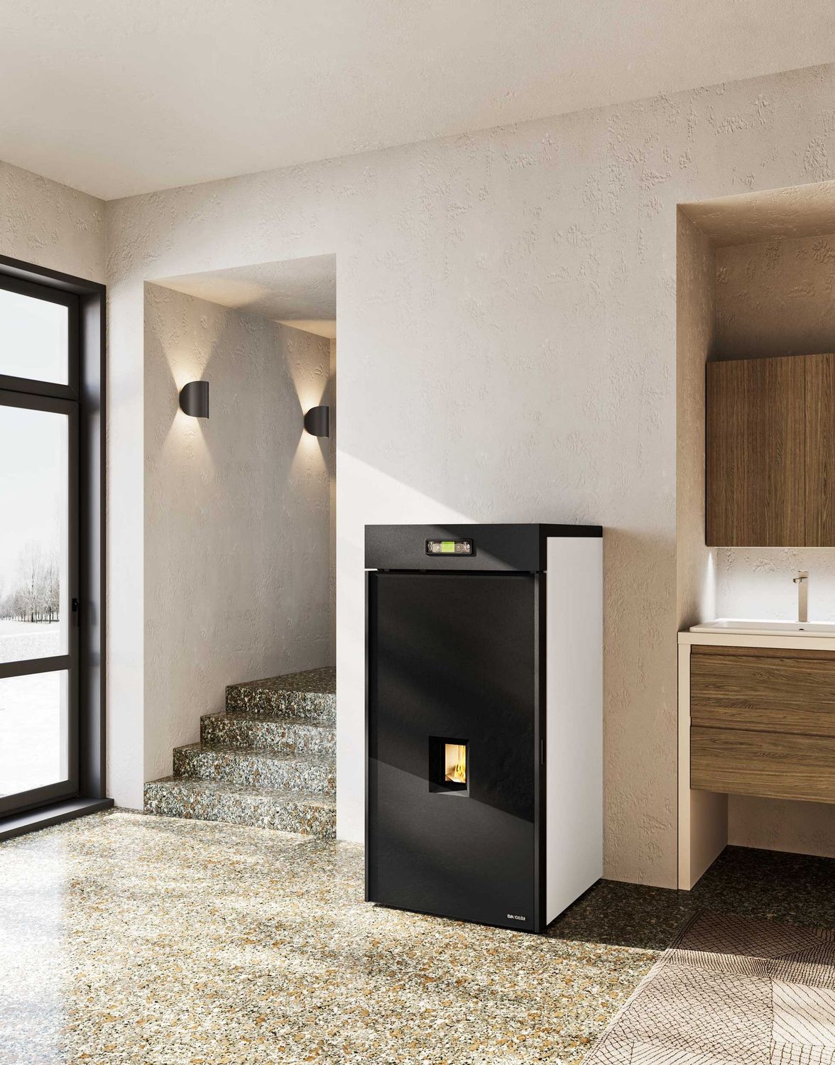 New Hidroestufa/Termoestufa NEVA 20kw Eva calor