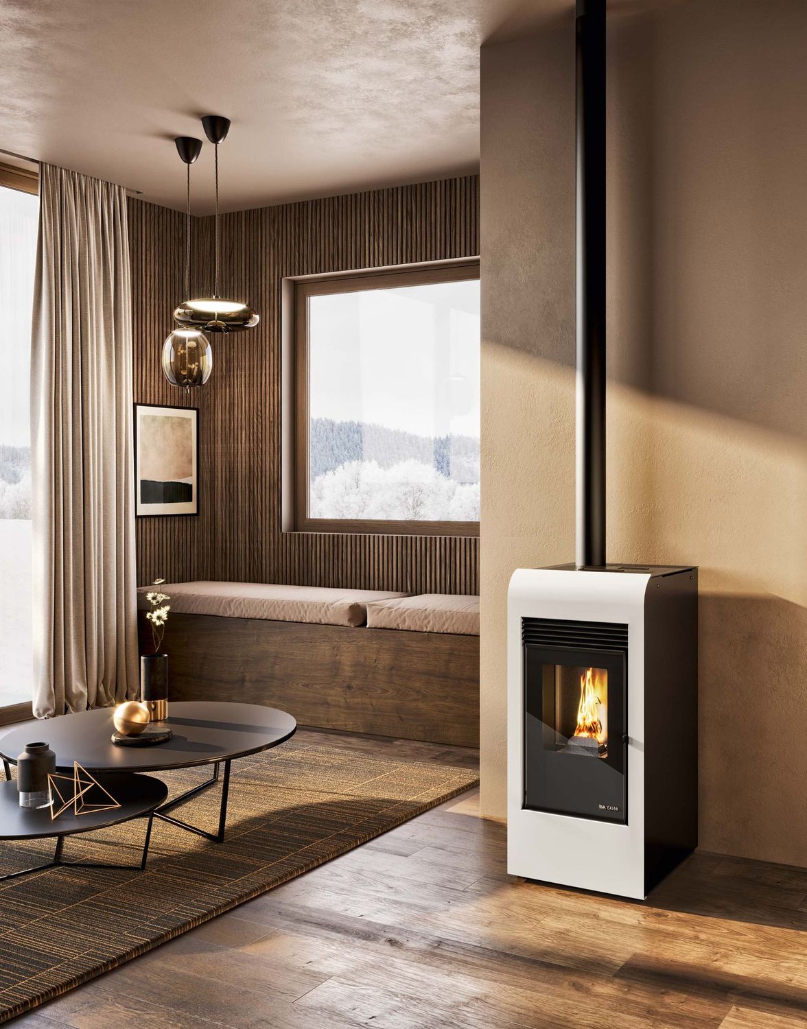 Estufa de pellet  RITA-PLUS(ECO) Evacalor 7,5kw