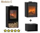 Estufa de leña MODULA C  9,8 KW KALOR