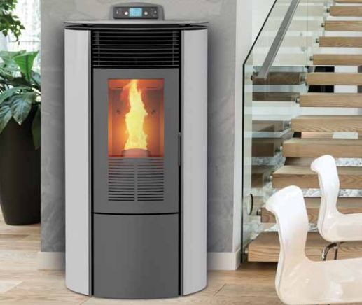 Estufa de pellet REDONDAGL12 9,7KW KALOR Estufa de pellet REDONDAGL12 9,7KW KALOR