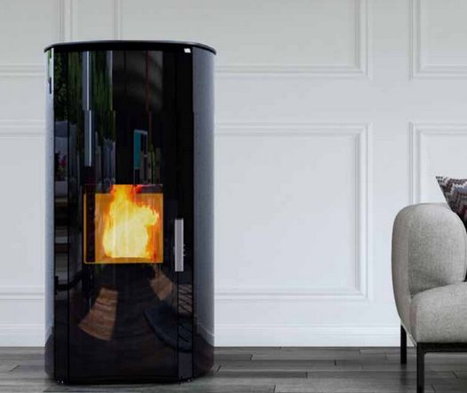 Hidroestufa/Termoestufa de pellet REDONDAGLTH20 19KW KALOR