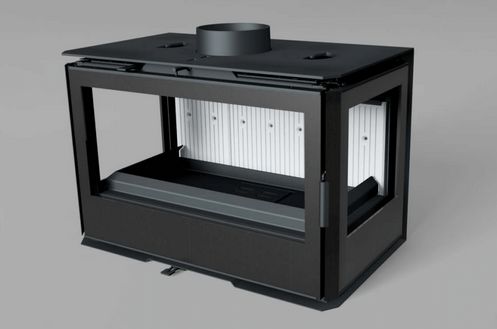 Insertable de leña VISUAL 800 12KW SALGUEDA