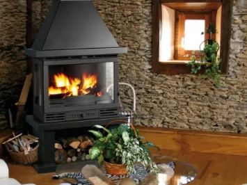 Estufa de leña DALI TURBO 10KW SALGUEDA