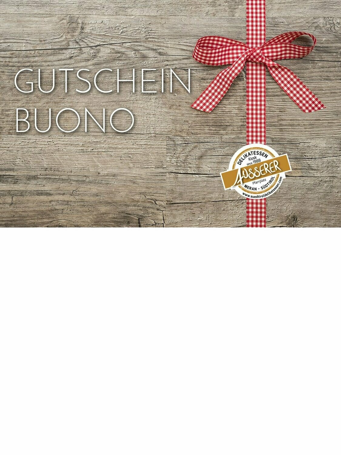 Geschenkgutschein