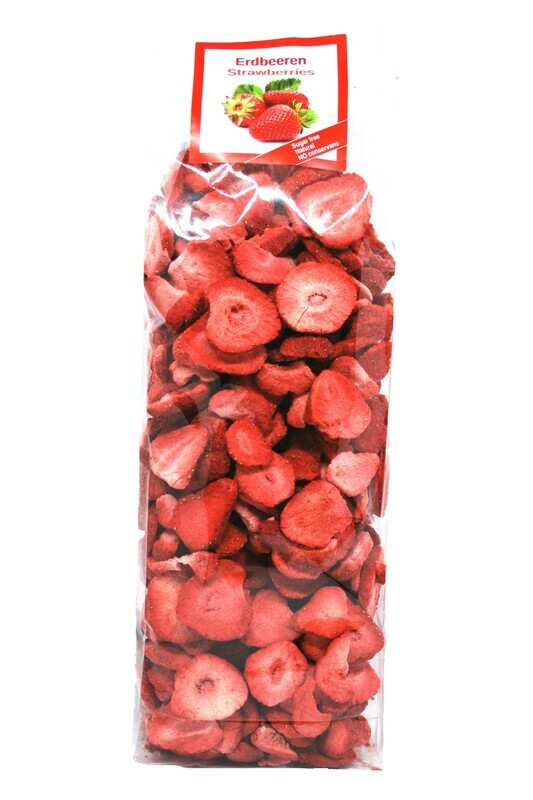 Gefriergetrocknete Erdbeeren