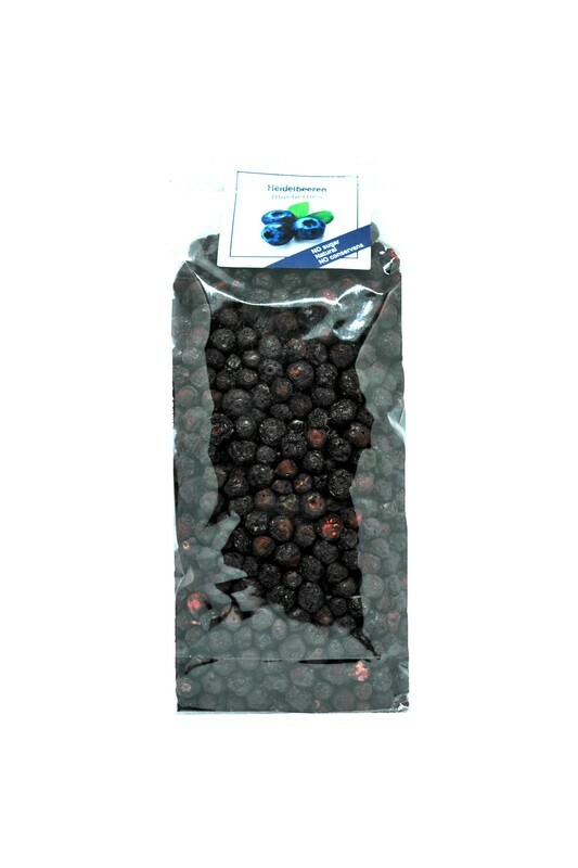 Gefriergetrocknete Heidelbeeren