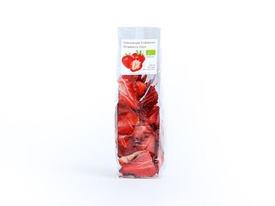 Luftgetrocknete Erdbeerscheiben