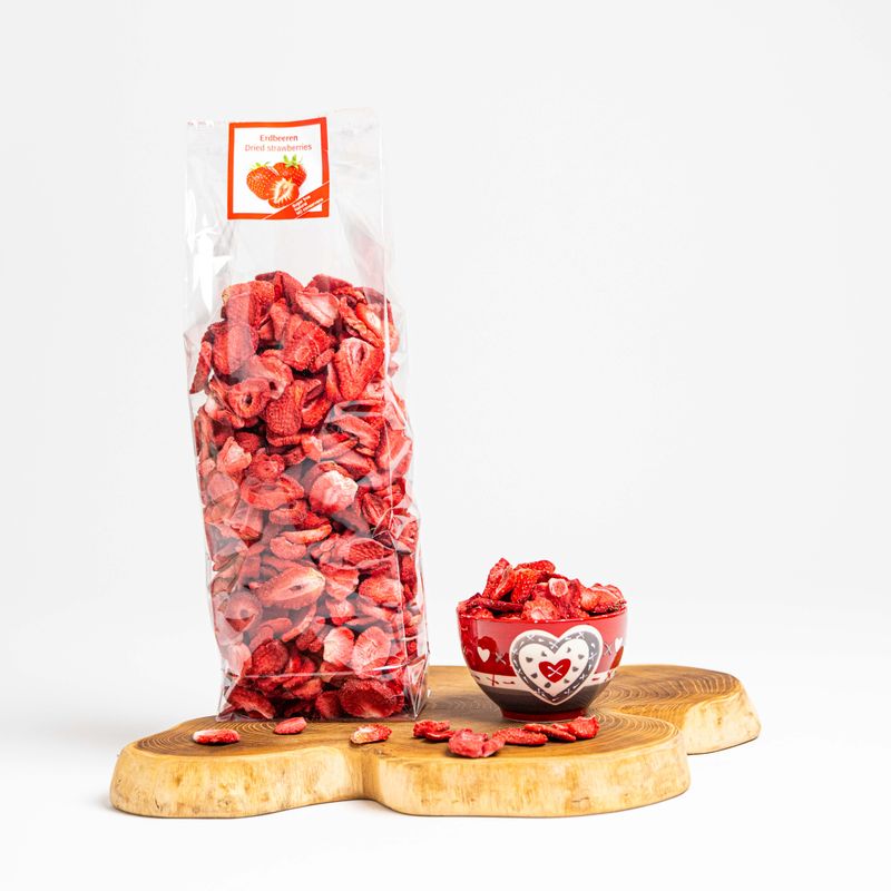 Gefriergetrocknete Erdbeeren