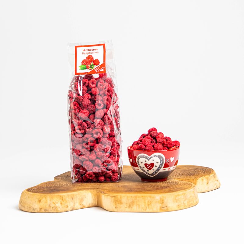 Grfriergetrocknete Himmbeeren