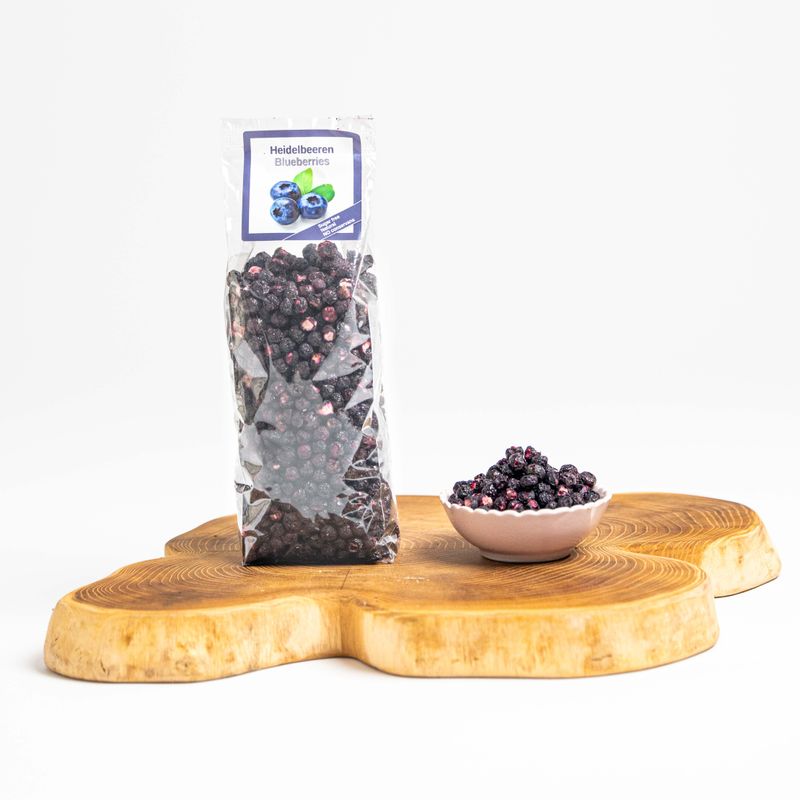 Gefriergetrocknete Heidelbeeren