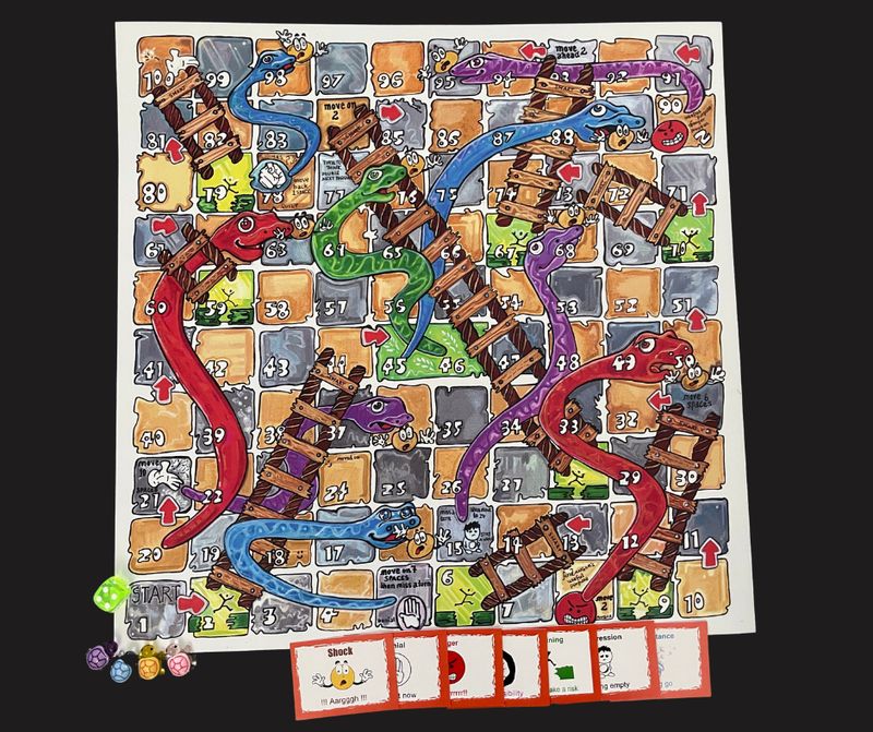 Snakes and Ladders - Emotions Version