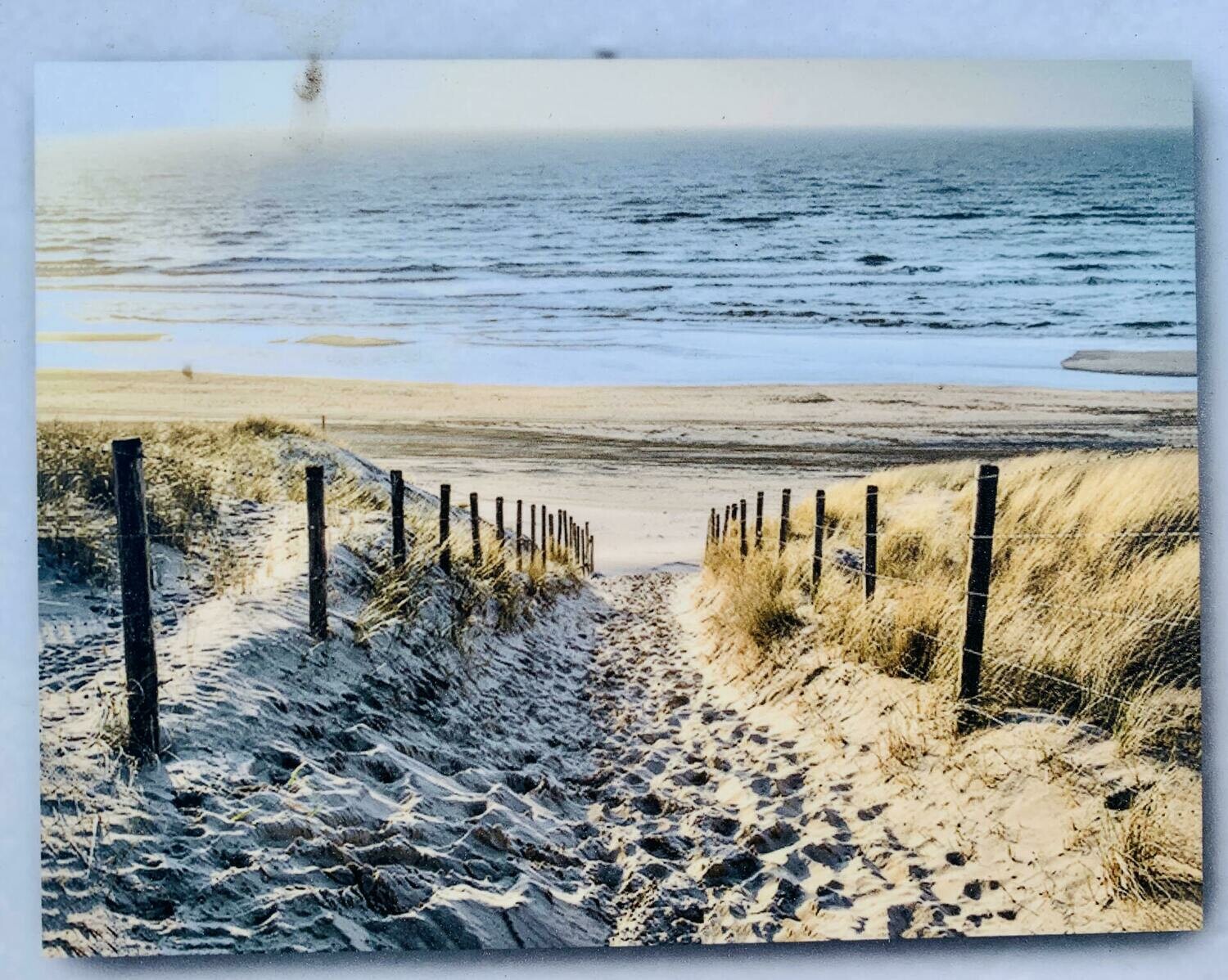 Tuinposter Strandovergang