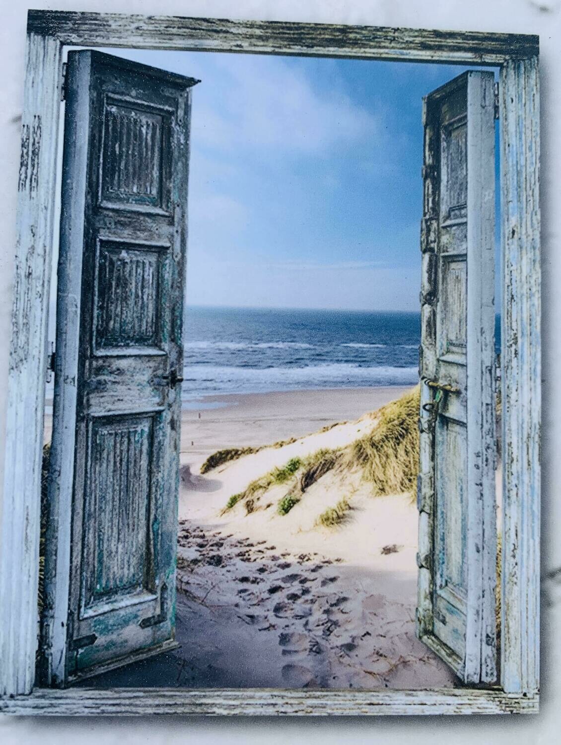 Tuinposter Openslaande deuren