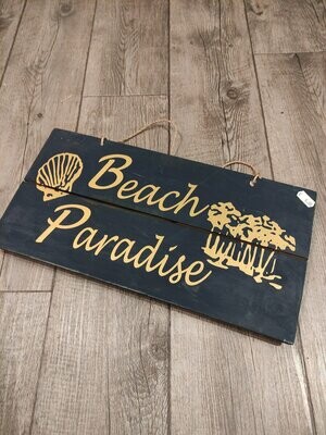 Beach paradise bord