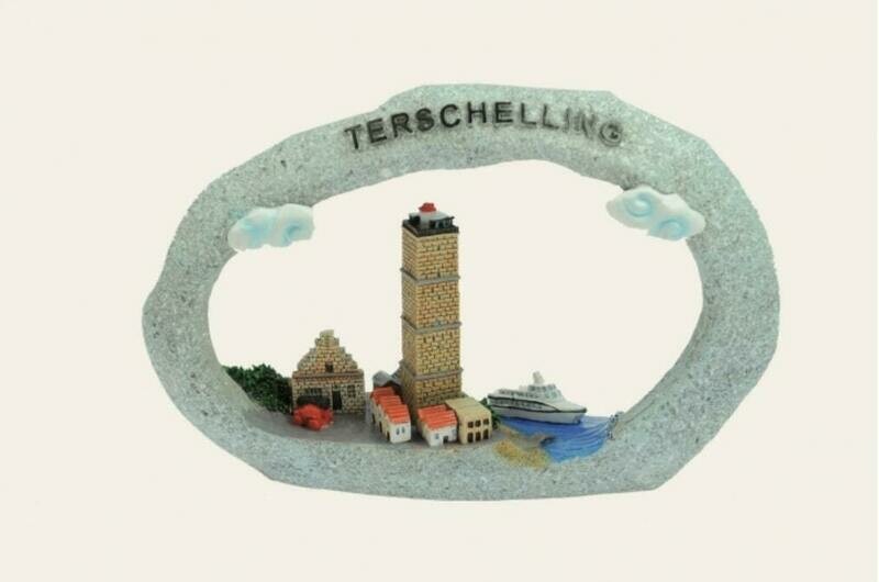 Tafereel Terschelling in steen