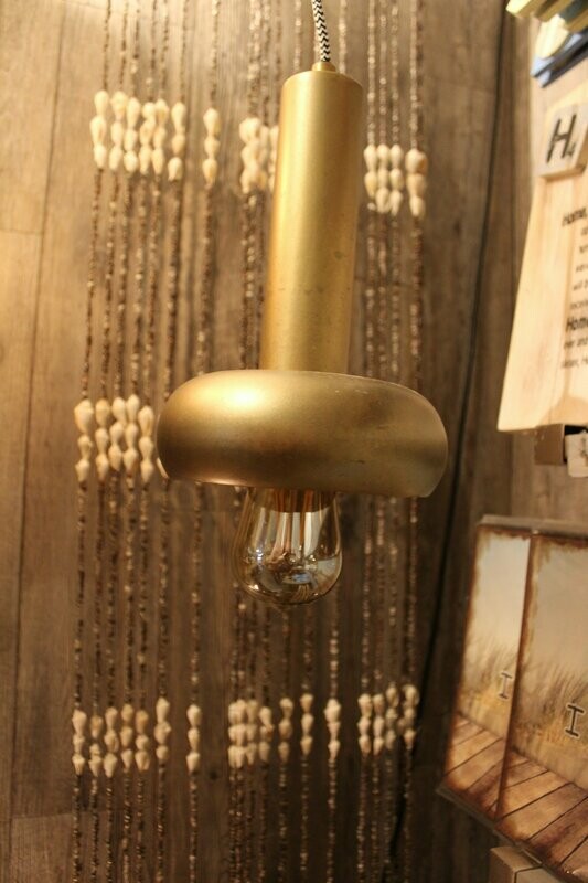 Hanglamp bowl goud