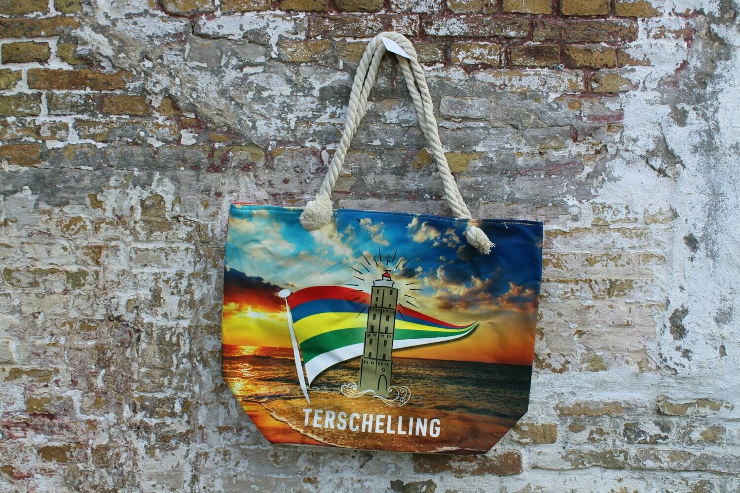 Terschelling strand & boodschappentas