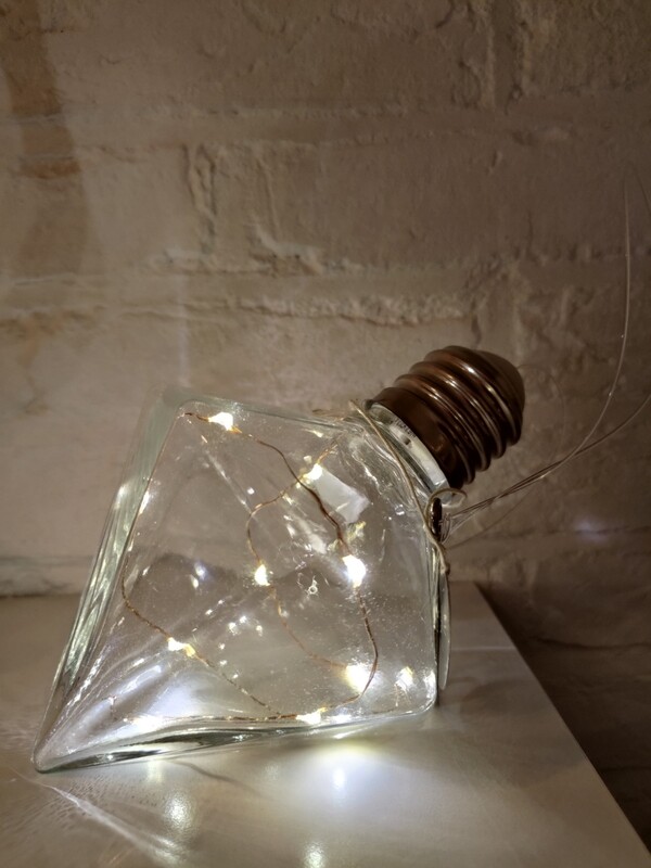 Glazen Hangkristal Met Led-verlichting