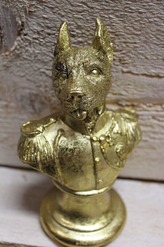 Gouden honden beeldjes