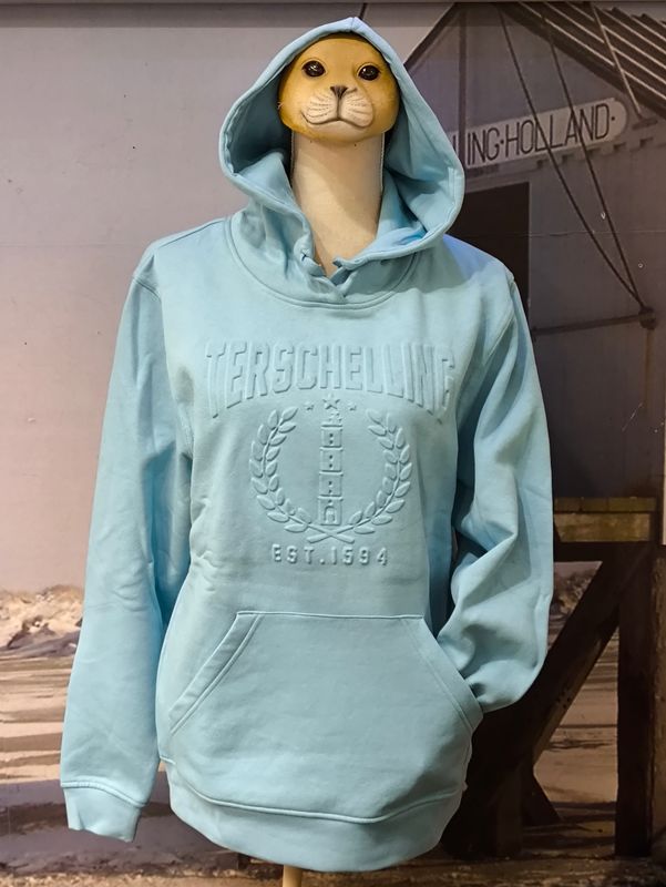 MAAT XS: Embossed trui Terschelling SKY Blue