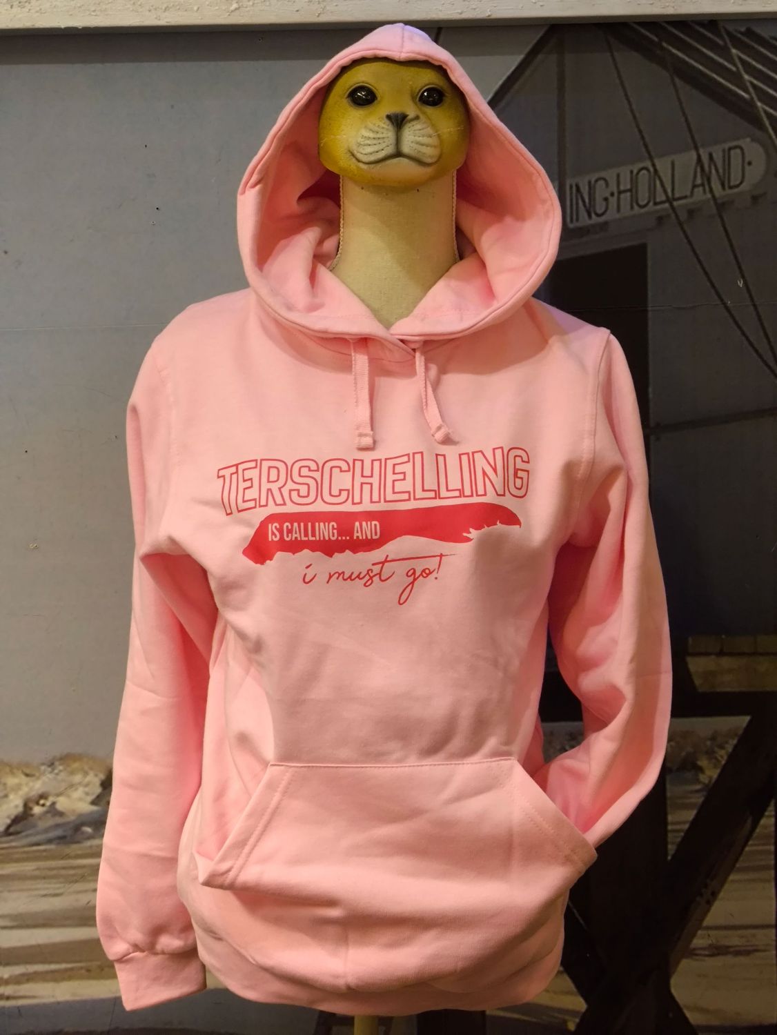 MAAT M: Terschelling I need to go trui LICHT ROZE