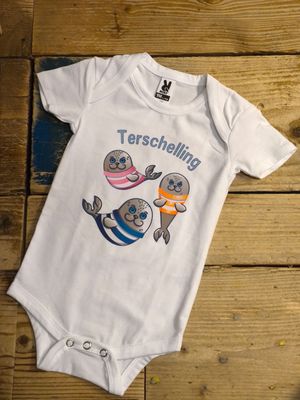 Romper zeehond BABY / WIT