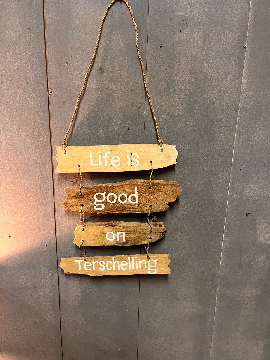 Driftwood hangbord Terschelling
