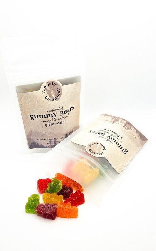 Van Isle Botanical 10mg THC Gummy Bears (200mg/pk)