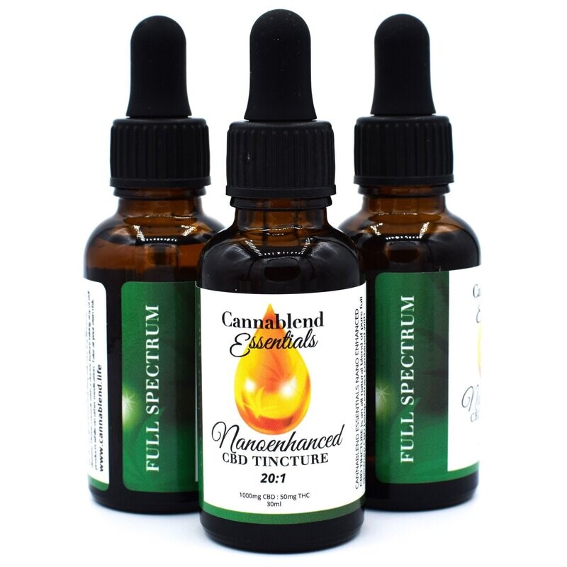 Full Spectrum Tincture - 20:1 CBD To THC