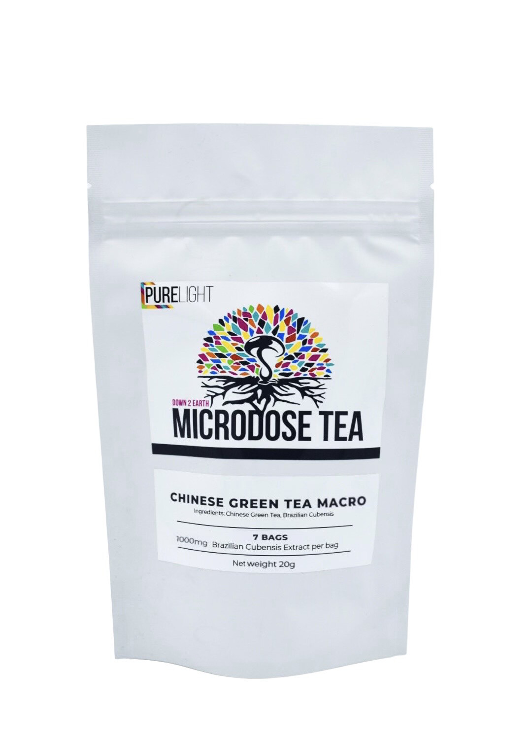 Chinese Green Tea Macrodose, 1000mg Bags