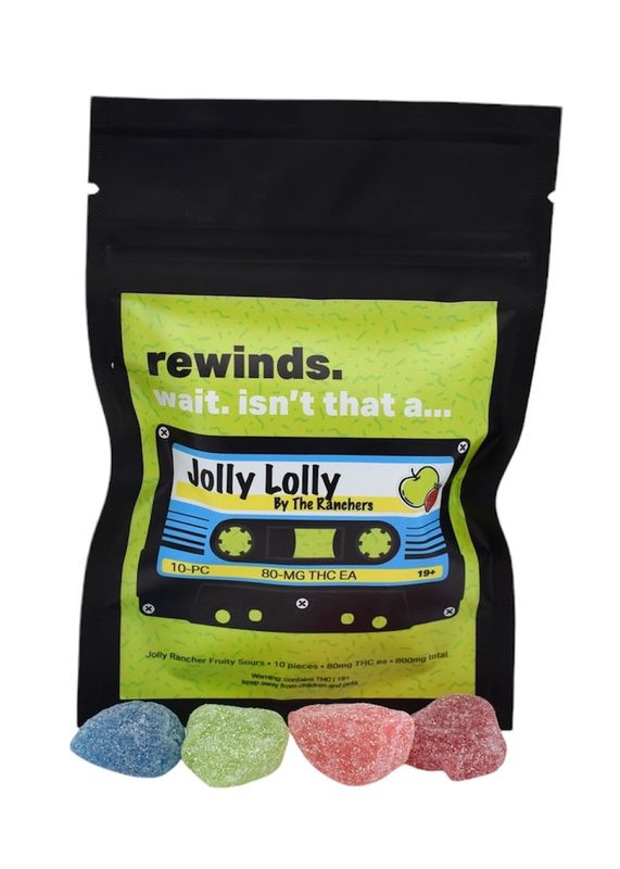 Jolly Rancher THC Gummies 80mg (800mg Per Pk)