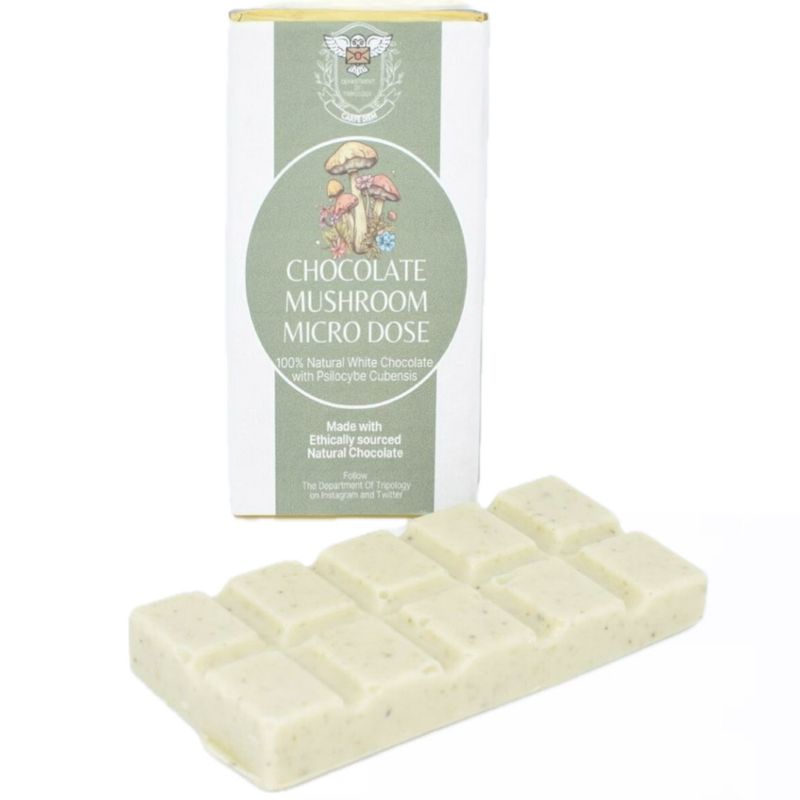 White Chocolate Magic Mushroom Microdose Bar 1000mg