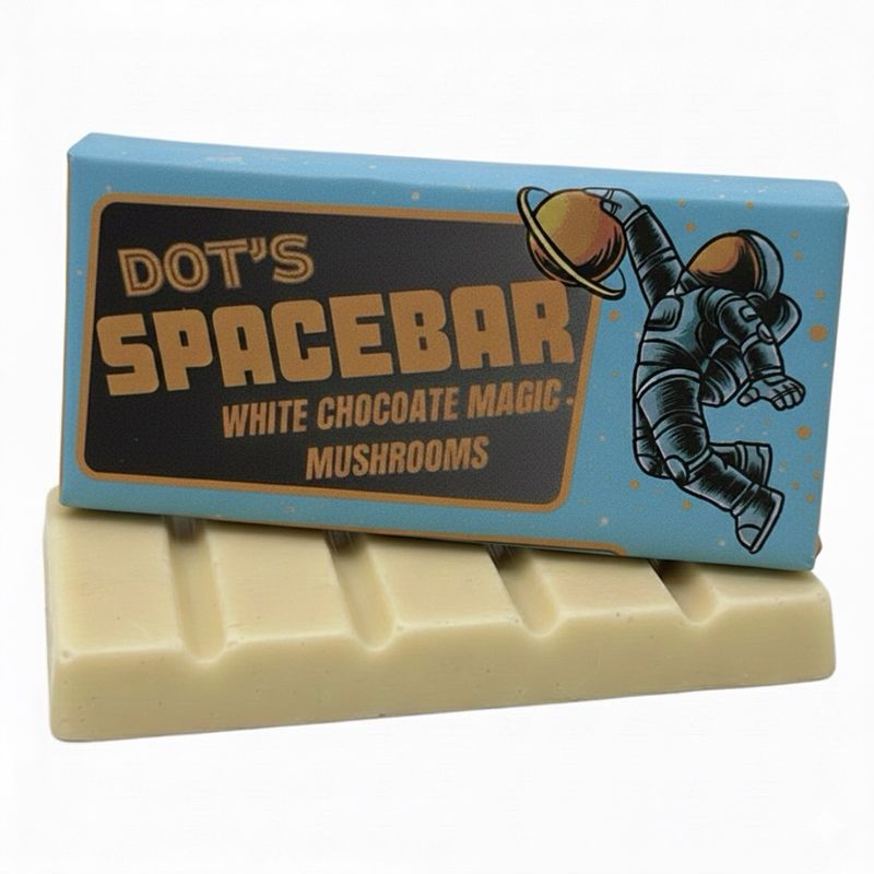 Spacebar Magic Mushroom White Chocolate Bar 3500mg Spacebar Magic Mushroom White Chocolate Bar 3500mg