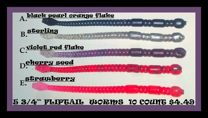 4&#39;&#39; Fliptail worm