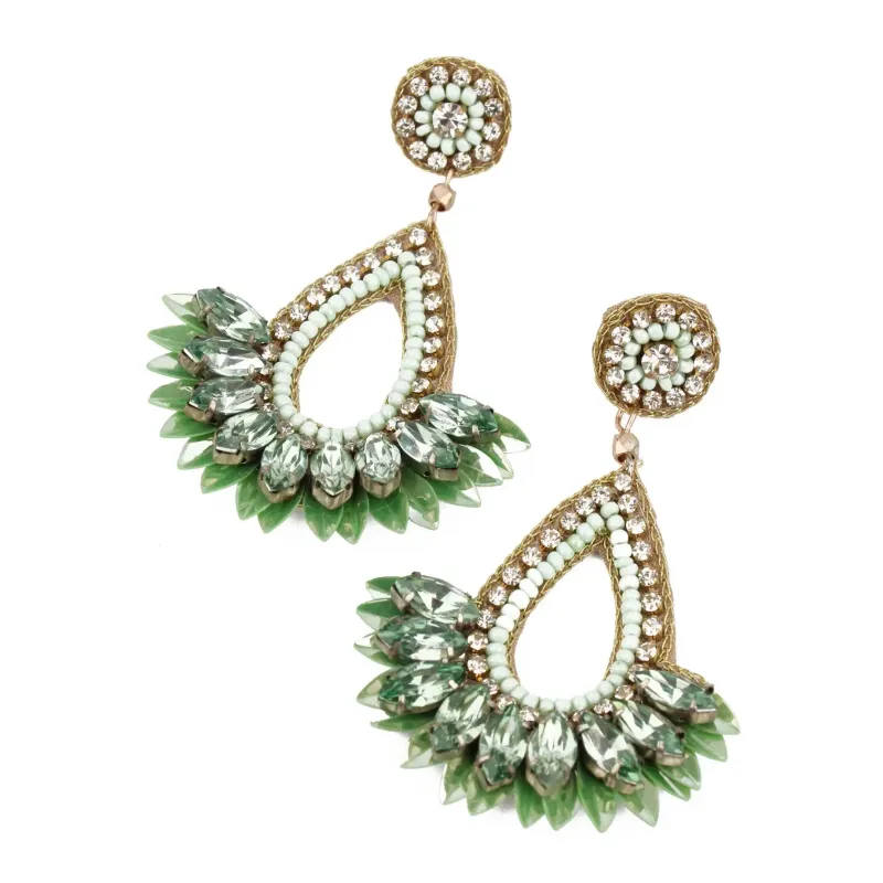 Mint Teardrop Earring