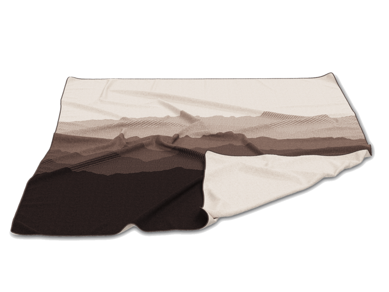 Plaid Swiss skyline brown