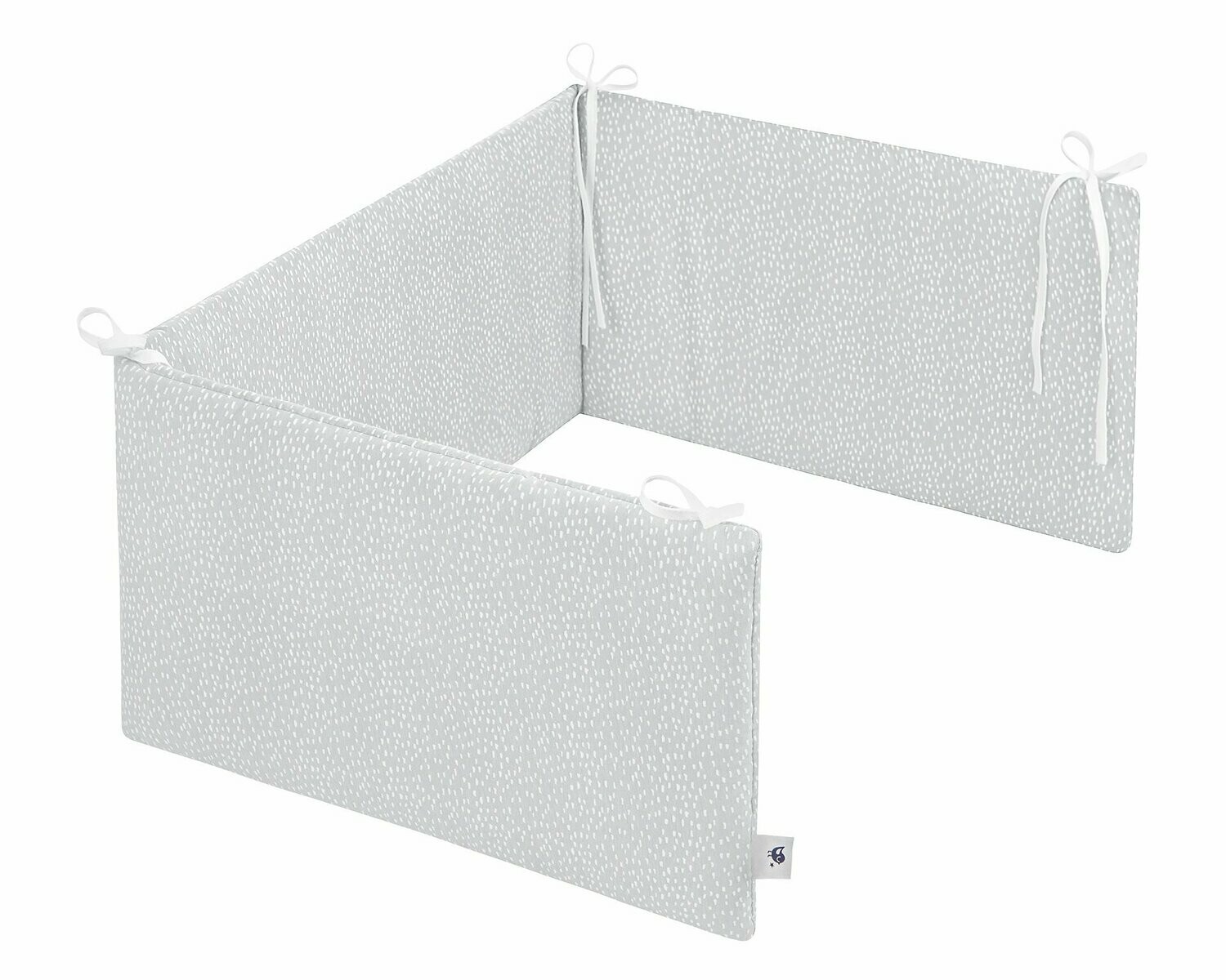 Jersey Nestchen Comfort Soft Tiny Squares Grey