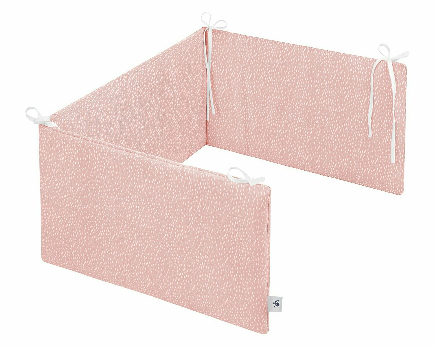 Jersey Nestchen Comfort Soft Tiny Squares Blush