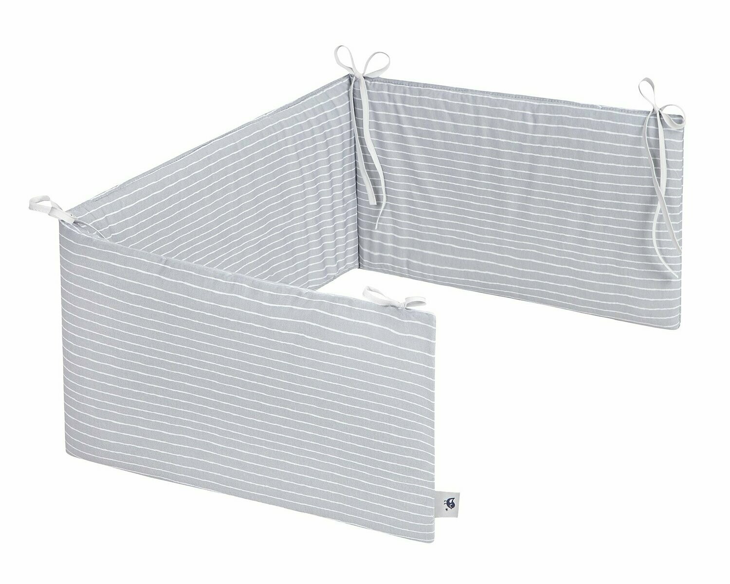 Jersey Nestchen Comfort Soft Grey Stripes