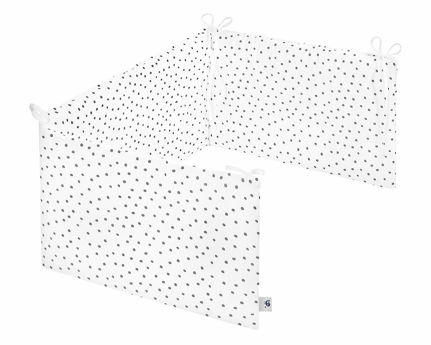 Jersey Nestchen Comfort Soft Dots Grey