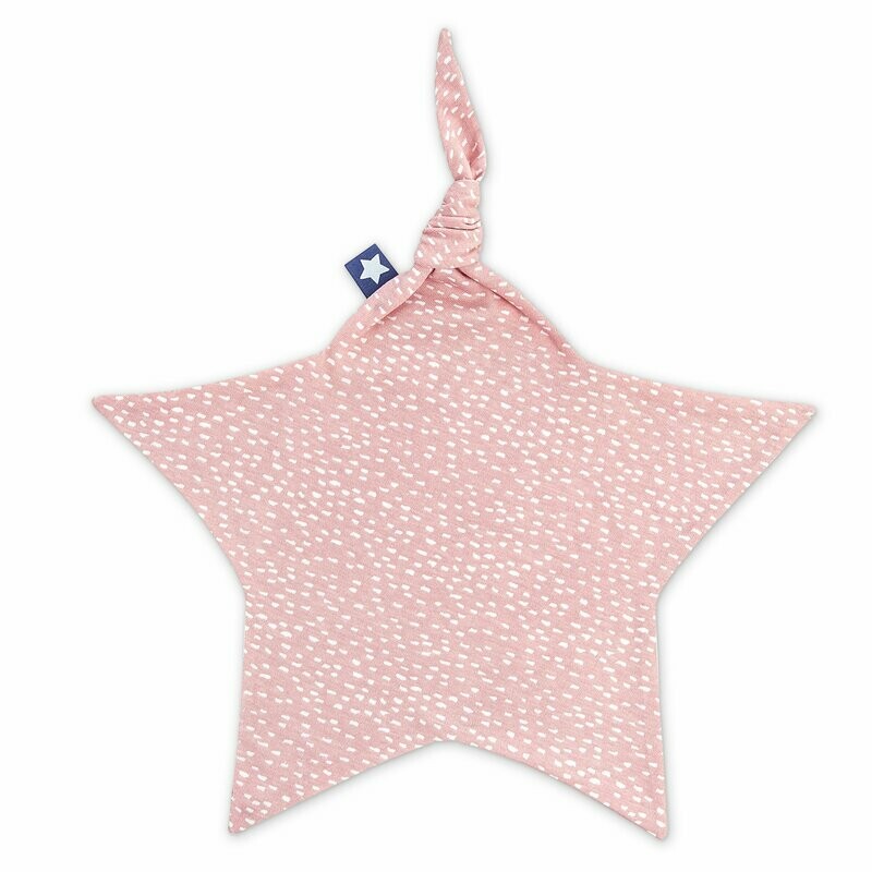 Jersey Schnuffeltuch Tiny Squares Blush