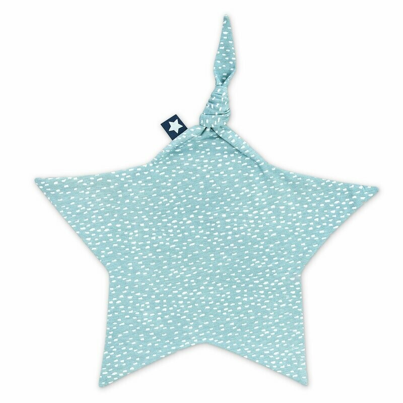 Jersey Schnuffeltuch Tiny Squares Greenery