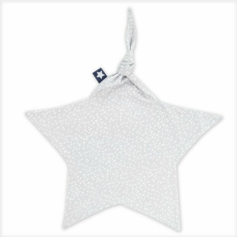 Jersey Schnuffeltuch Tiny Squares Grey