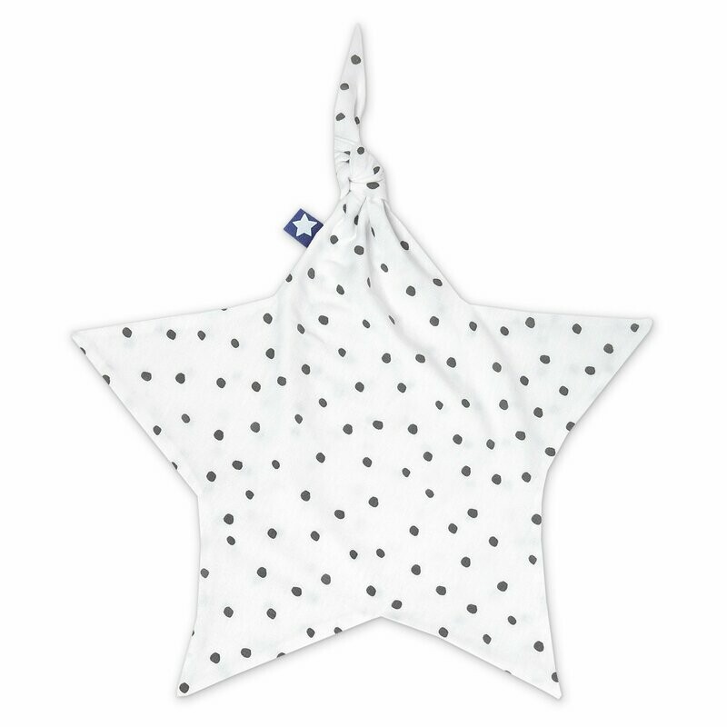 Jersey Schnuffeltuch Dots Grey
