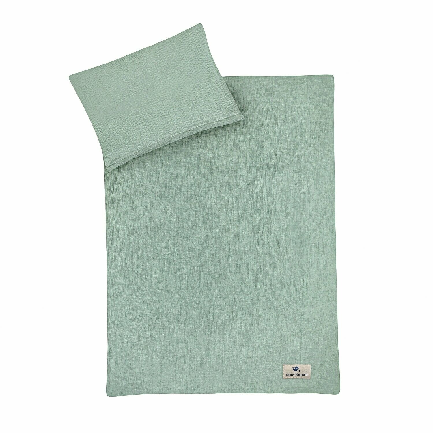 Biancheria in mussola di cotone - Verde
