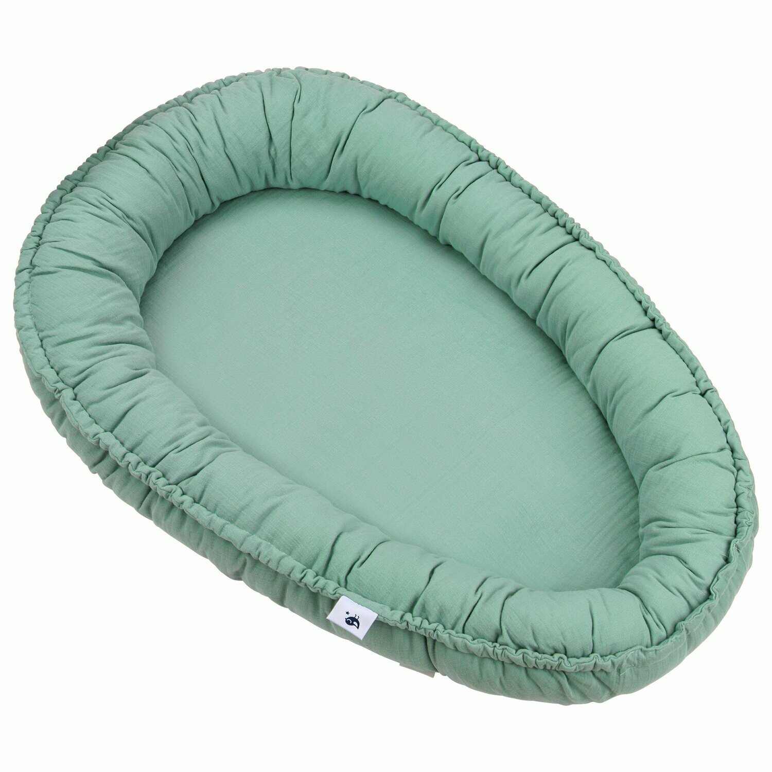 Riduttore lettino in mussola di cotone - Verde