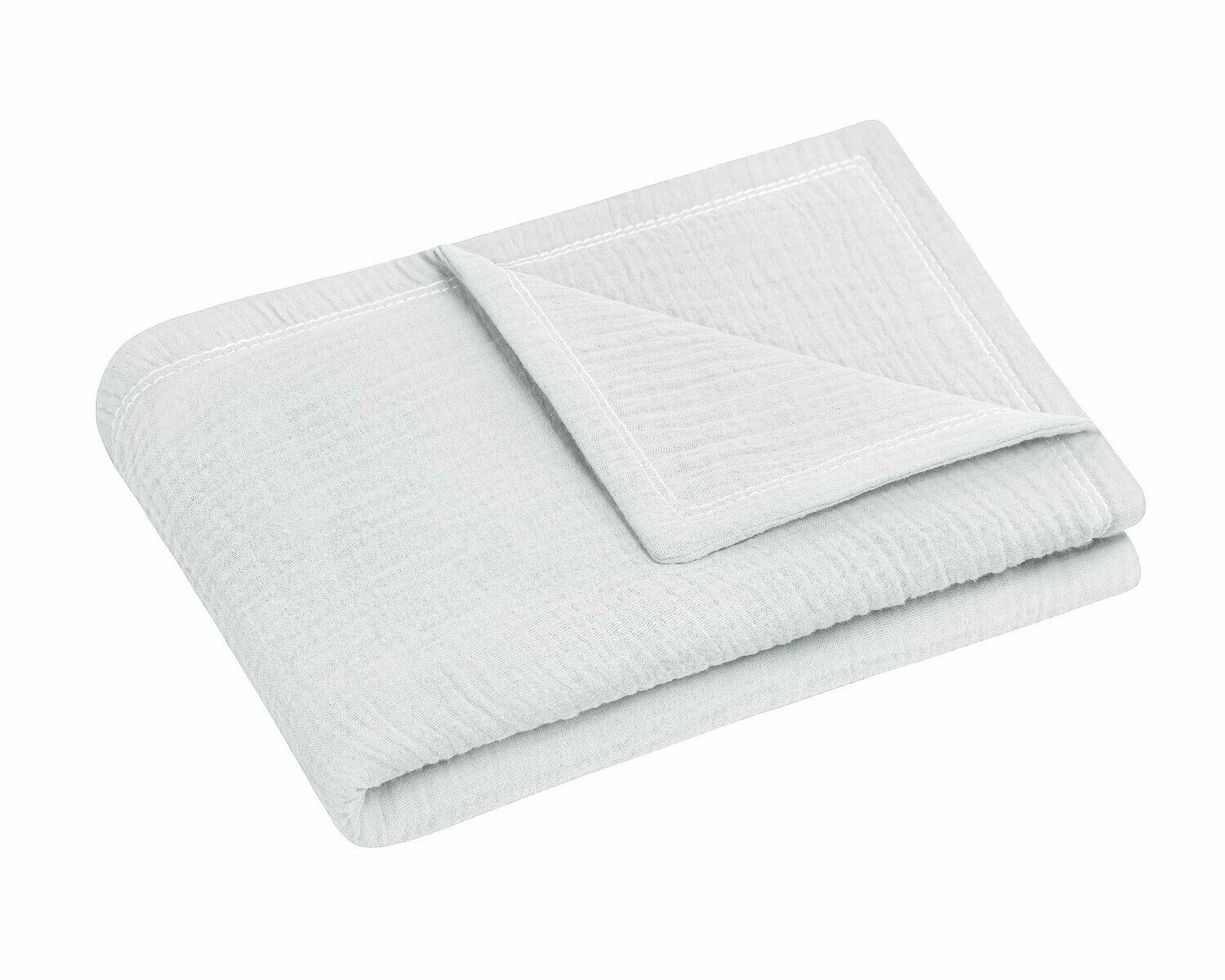 Copertina in mussola di cotone - Grigio