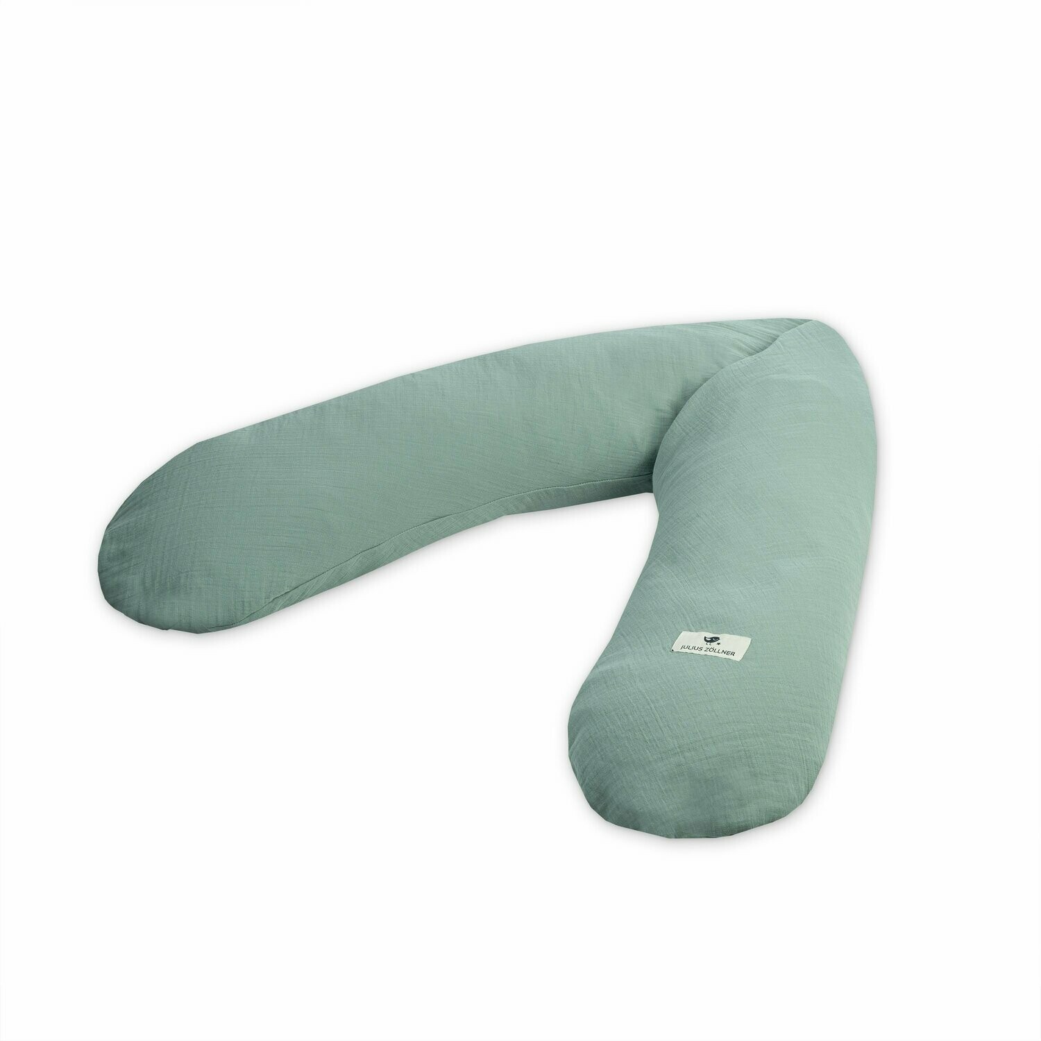 Cuscino per allattare in mussola di cotone - Verde