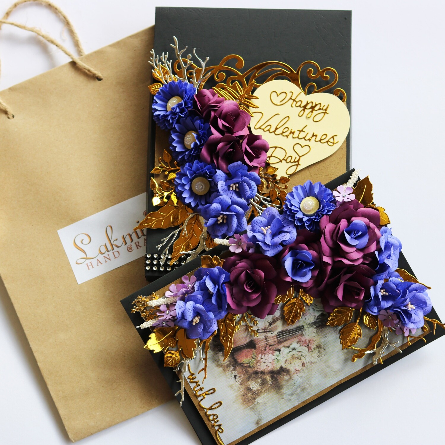 Valentine&#39;s day gift for lover | Handmade Valentines Card | Personalised Valentines Card | Cute Valentine Gift | Unique gift