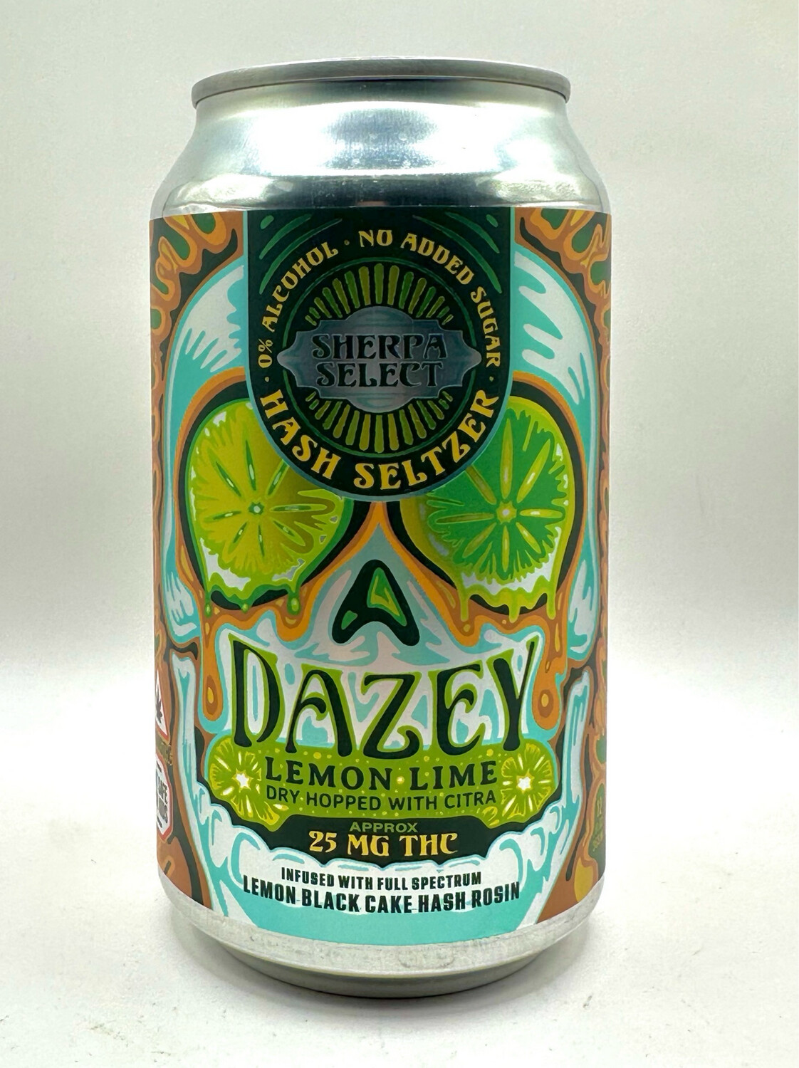 Dazey Lemon Lime Hash Seltzer (25mg)